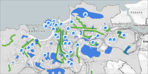 La red de 90 refugios climáticos de San Sebastián permitirá reducir los efectos negativos del calor