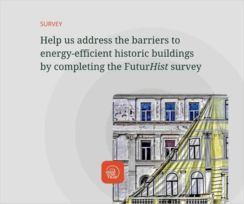 Encuesta del proyecto FuturHist para abordar las barreras del uso eficiente de la energía en edificios históricos