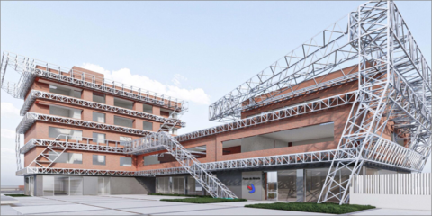 La Autoridad Portuaria de Almería licita las obras para la nueva fachada del edificio administrativo