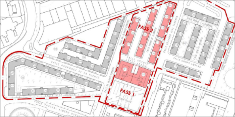Comienzan las obras de la primera fase de rehabilitación del conjunto urbano de Aloy Sala en Zaragoza