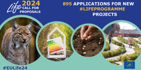 LIFE 2024 recibe 895 propuestas para proyectos de biodiversidad, economía circular y clima