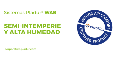 La placa Pladur WAB para semi-intemperie y alta humedad recibe la certificación IAC Gold