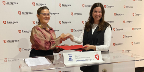 La Cátedra de Naturalización Urbana fomentará la transformación sostenible de Zaragoza