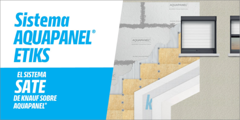 El sistema de fachada Aquapanel Etiks de Knauf se muestra en la Conferencia Española Passivhaus