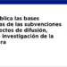 Publicadas las bases de las ayudas para proyectos que difundan e investiguen la arquitectura