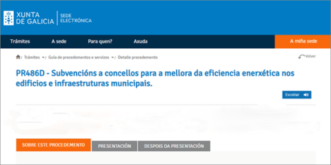 Un total de 51 ayuntamientos gallegos se benefician de las ayudas para impulsar la eficiencia energética