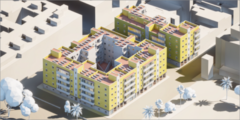 Aprobado el proyecto para la rehabilitación del ‘Barrio Pintor Goya. Fincas amarillas’ de Burjassot