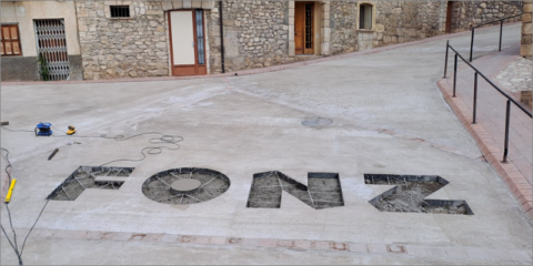 Hormigón armado con fibras estructurales de Cemex para rehabilitar el casco histórico de Fonz