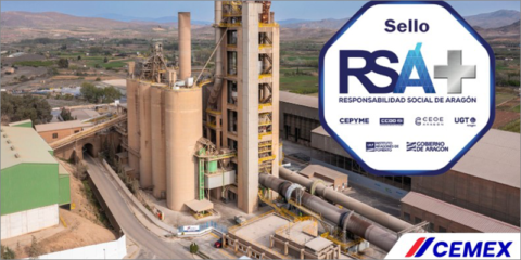 La fábrica de Cemex en Morata de Jalón renueva por séptimo año consecutivo el sello RSA+