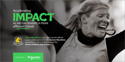 Schneider Electric se convierte en socio oficial de sostenibilidad de la Maratón de Boston