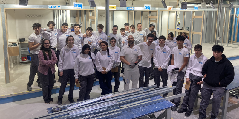 Knauf refuerza su compromiso con el futuro de la construcción con la colaboración con 15 centros de FP