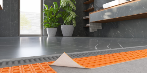 La lámina de desolidarización autoadhesiva de Schlüter-Systems permite ahorrar tiempo y material