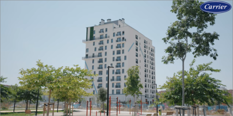 Climatización a medida de Carrier en una promoción de viviendas de alquiler en Valencia