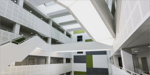 El Campus På Sporet en Dinamarca mejora su acústica gracias a Ecophon Clipso de Saint-Gobain