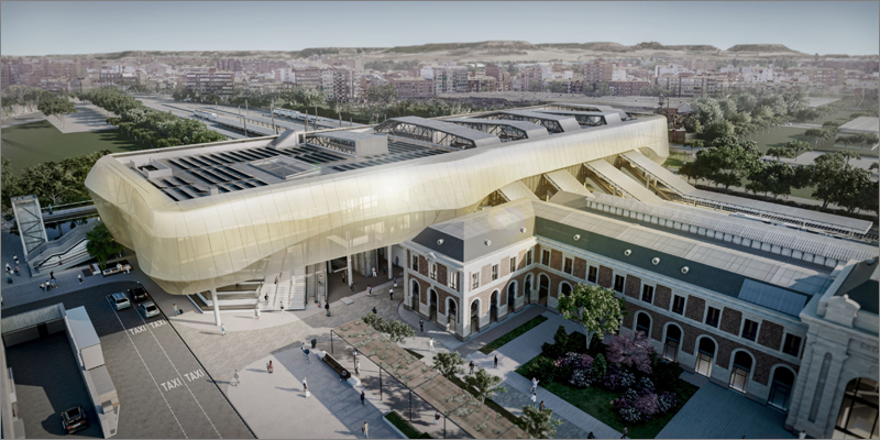 El nuevo edificio de la estación de Valladolid-Campo Grande será sostenible e integrará tecnologías avanzadas