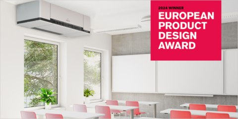 El recuperador de calor Pureclass de Soler & Palau recibe el European Product Design Award