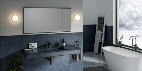 Nuevas posibilidades de diseño en cuartos de baño con las soluciones de Schlüter-Systems