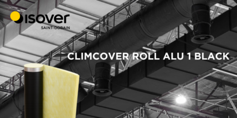 Climcover Roll Alu 1 Black, el nuevo aislamiento exterior de conductos metálicos de Saint-Gobain