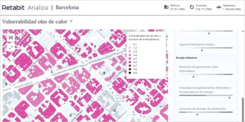 La plataforma Retabit facilita el análisis integral y la planificación de proyectos de rehabilitación para promover la descarbonización