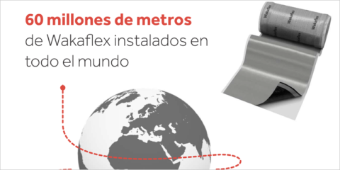 BMI relanza Wakaflex, la banda adhesiva para la impermeabilización de cubiertas