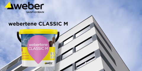 Saint-Gobain Weber lanza un nuevo mortero acrílico para el revestimiento de fachadas