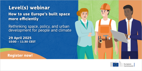 Webinar sobre el marco Level(s) para utilizar el espacio construido de Europa de manera más eficiente