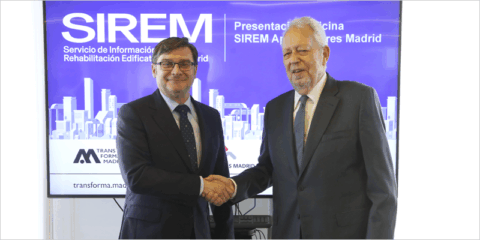 El COAATM acoge un punto de información para asesorar sobre los planes Rehabilita Madrid