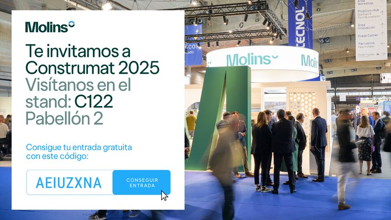 Molins celebra el primer aniversario de Susterra en Construmat 2025