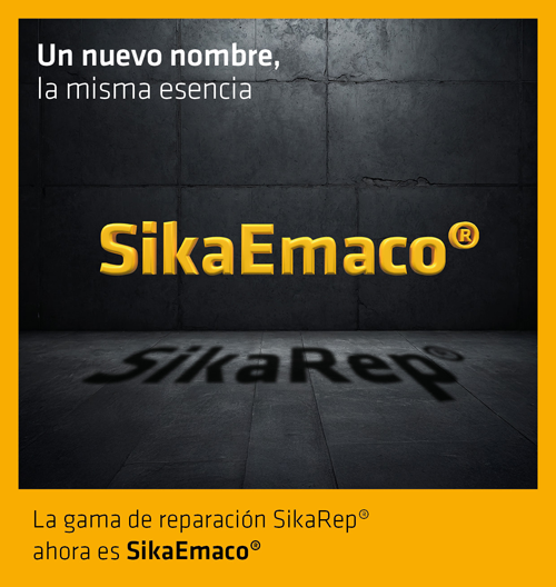 SikaEmaco, nuevo nombre de los morteros de Sika.