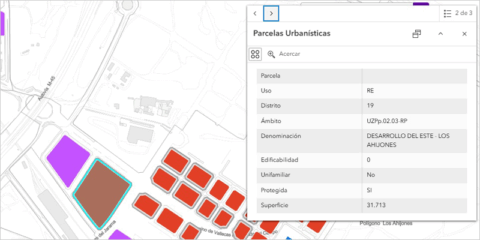 El visor VEDA Madrid ofrece datos de edificabilidad de los ámbitos urbanísticos de la capital