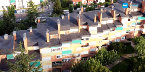 Sistema Tectum Pro de BMI en una urbanización de Guadarrama