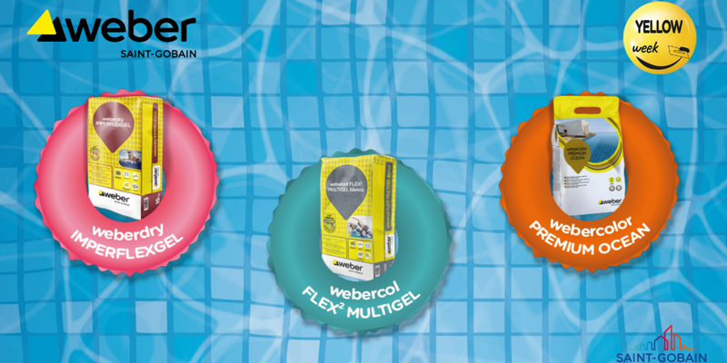 Saint-Gobain Weber celebra la Yellow Week 2025 con soluciones innovadoras para la renovación de piscinas
