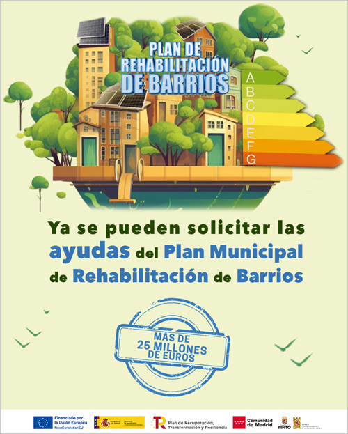 Pinto amplía el plazo para solicitar las ayudas del Plan Municipal de Rehabilitación de Barrios