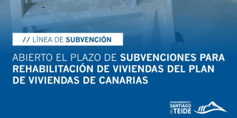 Abierta la convocatoria de ayudas para rehabilitar viviendas en el entorno rural de Santiago del Teide
