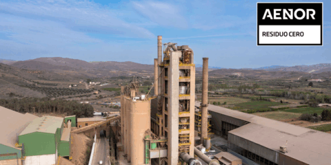 La planta de cemento de Cemex en Morata de Jalón obtiene el certificado ‘Residuo Cero’ de Aenor