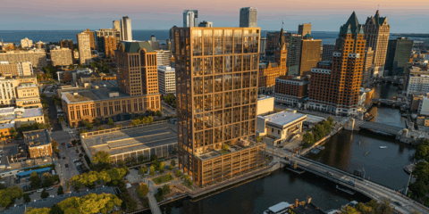 El estado de Wisconsin en EE.UU. albergará uno de los edificios residenciales de madera maciza más altos del mundo