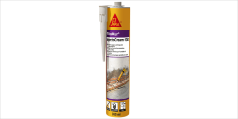 Tratamiento de humedades rápido y eficaz para sótanos y plantas bajas con SikaMur InjectoCream-100