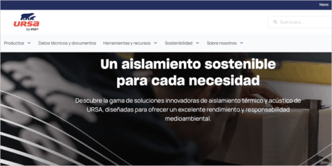 Ursa estrena web, con una sección de sostenibilidad y una herramienta de cálculo energética