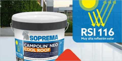 Campolin Neo Cool Roof, la solución de SOPREMA para proteger las cubiertas después del verano