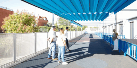 Getafe adapta sus centros educativos para hacerlos más resilientes al cambio climático