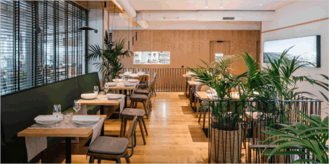 Seguridad, accesibilidad e higiene en restaurantes de todo tipo con las puertas automáticas de Manusa