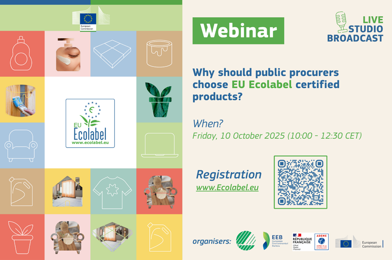 Seminario web: ¿Por qué los compradores públicos deberían elegir productos con la Etiqueta Ecológica de la UE?
