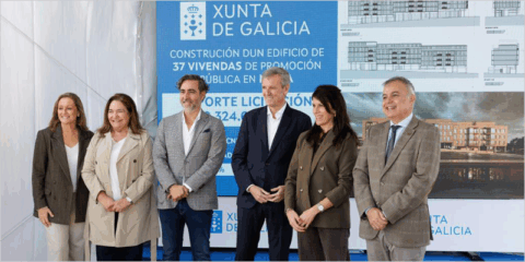 En marcha la construcción industrializada de un edificio de viviendas protegidas en Vigo