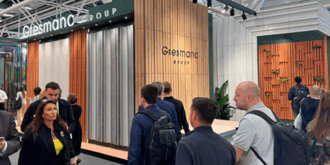 La cerámica extrusionada de Gresmanc Group destaca en Cersaie por su diseño e innovación