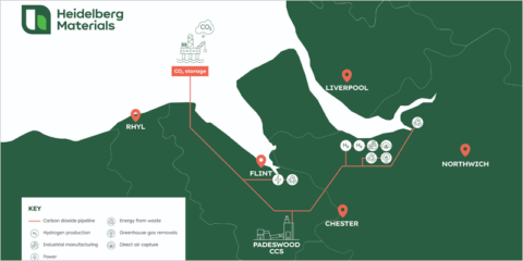 Heidelberg Materials construirá una planta de cemento con captura de carbono en Reino Unido
