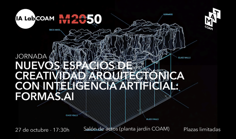 IA Lab COAM organiza una jornada para mostrar cómo la IA impulsa la creatividad en el diseño arquitectónico