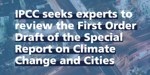 El IPCC busca expertos para revisar el borrador del nuevo informe sobre cambio climático y ciudades