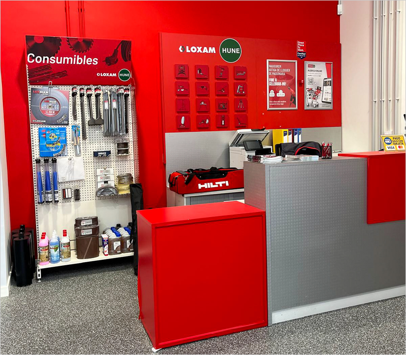LoxamHune abre su primera tienda de proximidad en Barcelona