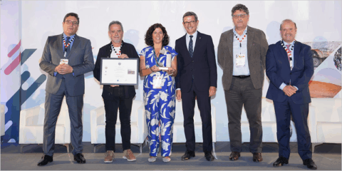 El VII Congreso Nacional de Áridos premia a Molins por impulsar la economía circular en la construcción