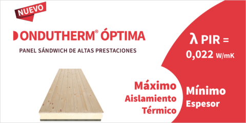 Ondutherm Óptima, la nueva gama de paneles sándwich de altas prestaciones térmicas de Onduline